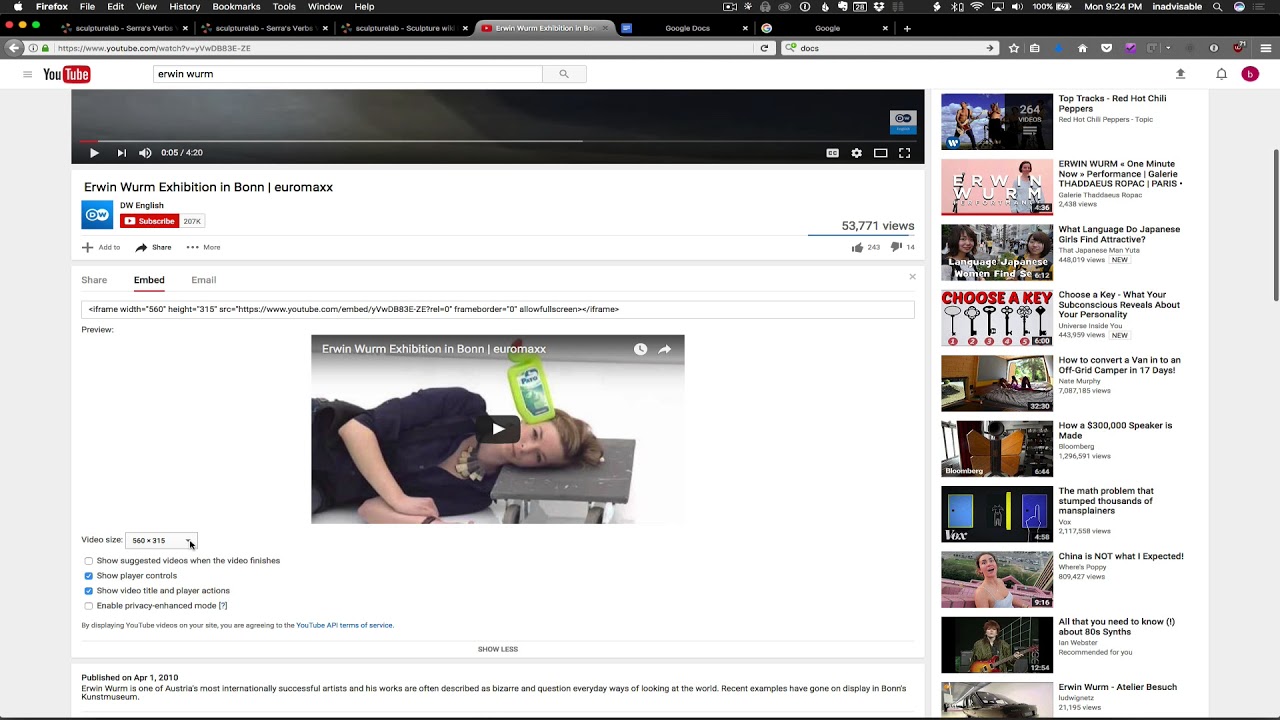 How to Embed Video to a class wiki page - YouTube