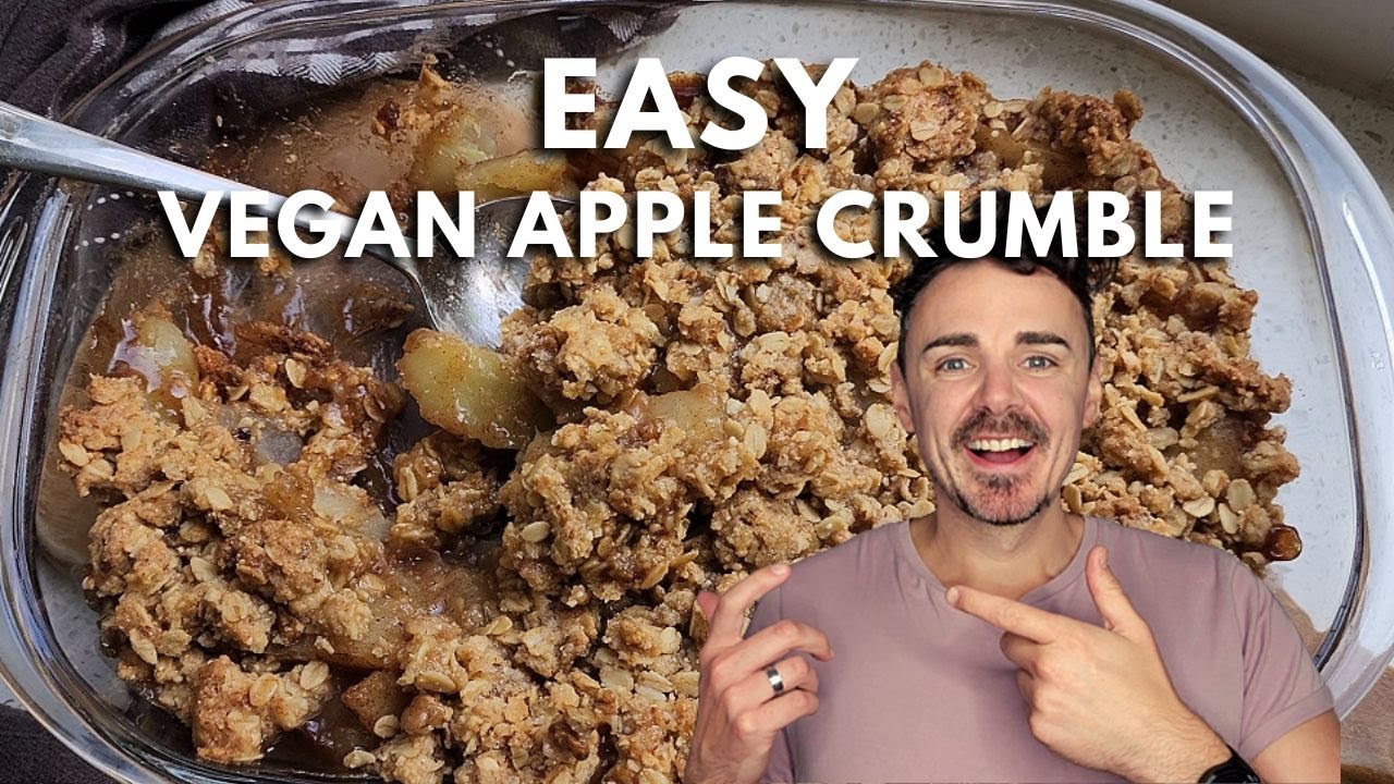 Vegan Apple Crumble Recipe with Oats