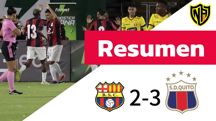 Barcelona sc 2-3 Deportivo Quito, noche amarilla centenario