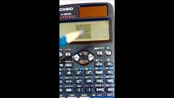 Casio FX991ex review and How to use QR code feature