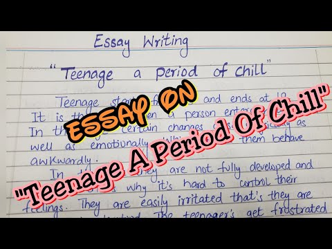 Video: Wat is een adolescentie-essay?
