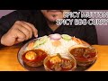 spicy bengali thali-egg curry,spicy mutton jhol with basmati rice-mukbang eating show