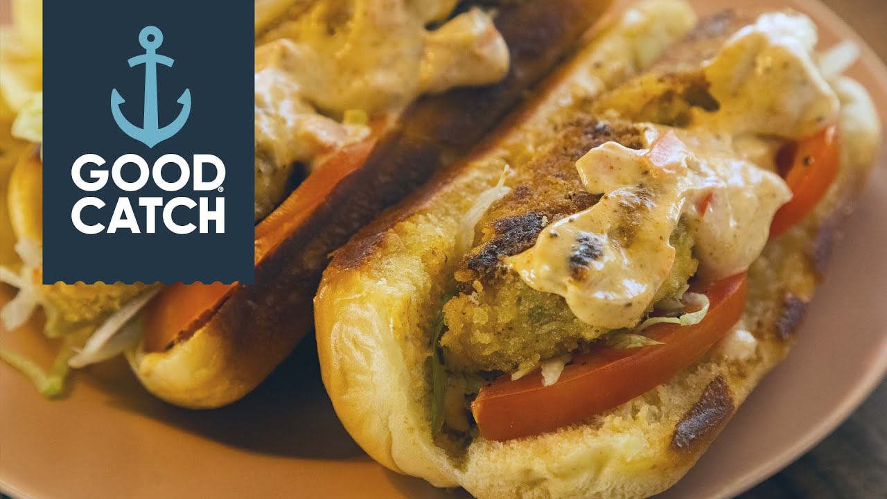 GOOD CATCH Quick & Easy Crab Cake Po'Boys YouTube
