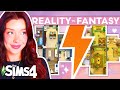 Building REALITY Vs FANTASY Homes In The Sims 4 Building REALITY Vs FANTASY Homes In The Sims 4