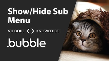 Create a menu / sub-menu using option sets in Bubble.io