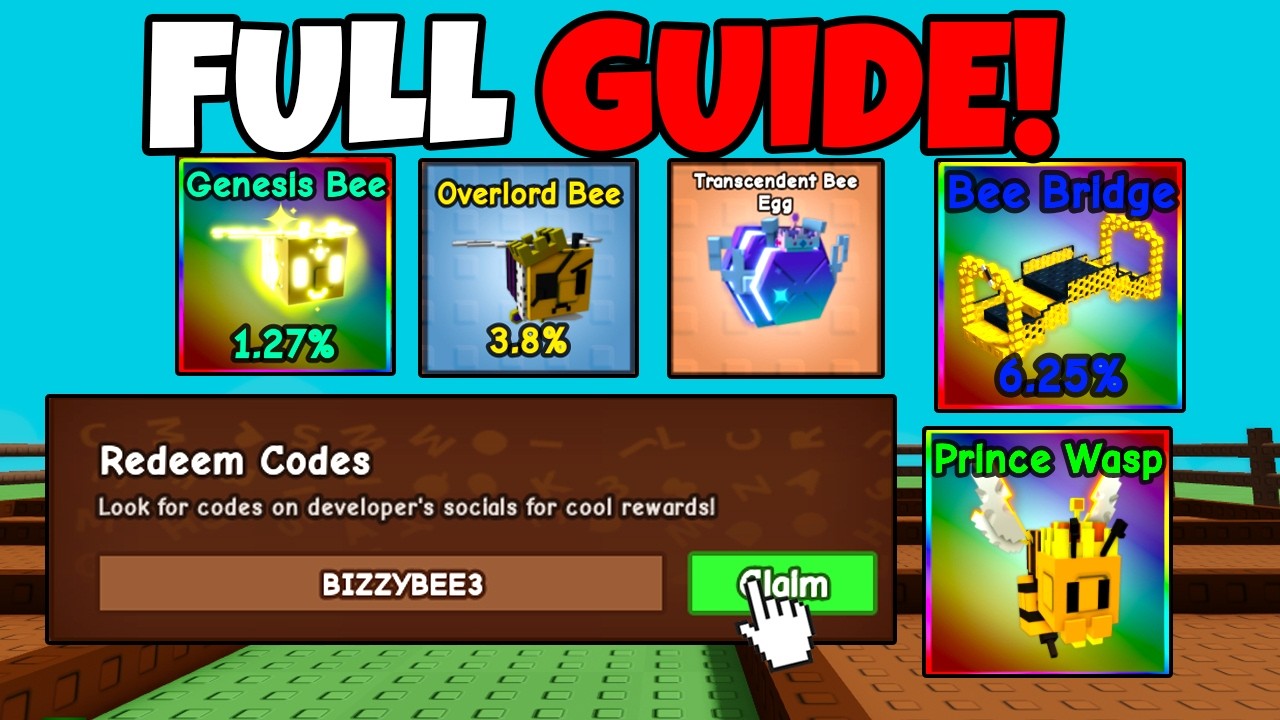 GROW A GARDEN UPDATE FULL GUIDE! (codes, Bizzy Bees 3) - YouTube