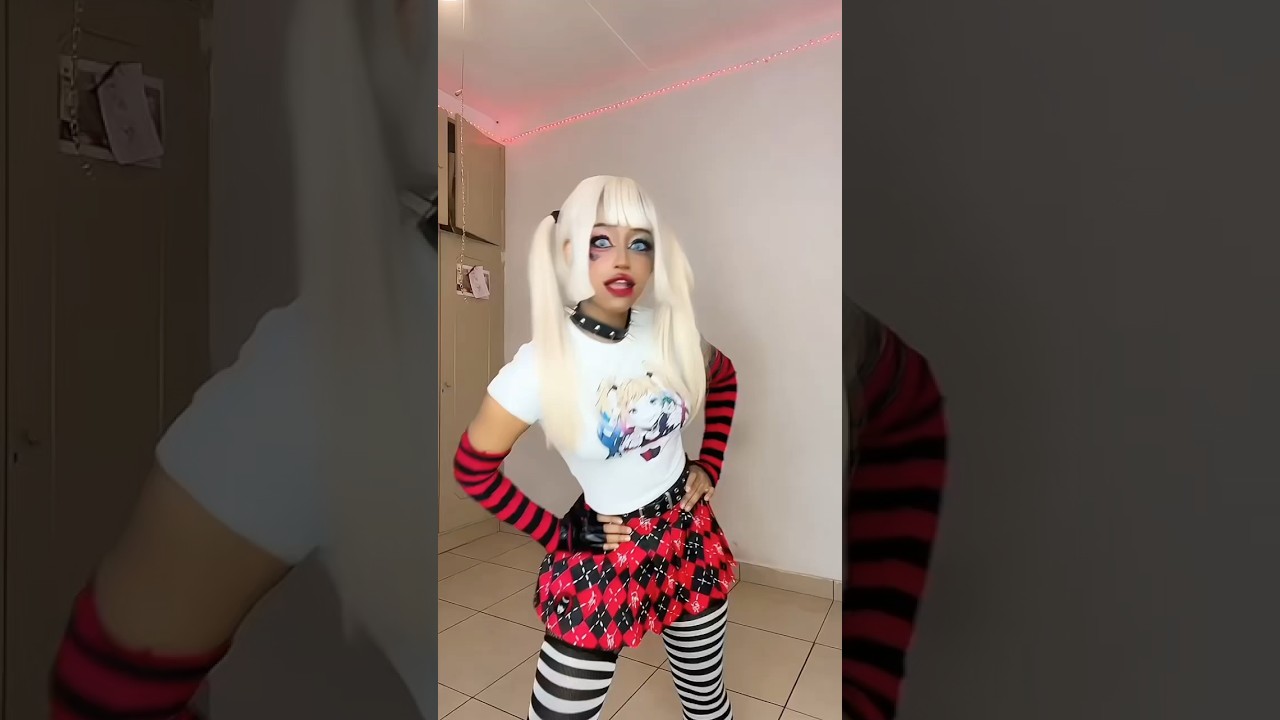 I ALMOST FELL DOING THIS😭Too much energy to vibe😂💀 #princesssachiko #sachi_hime96 #harleyquinn