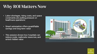 The ROI of Automation in Healthcare | Envac North America Webinar