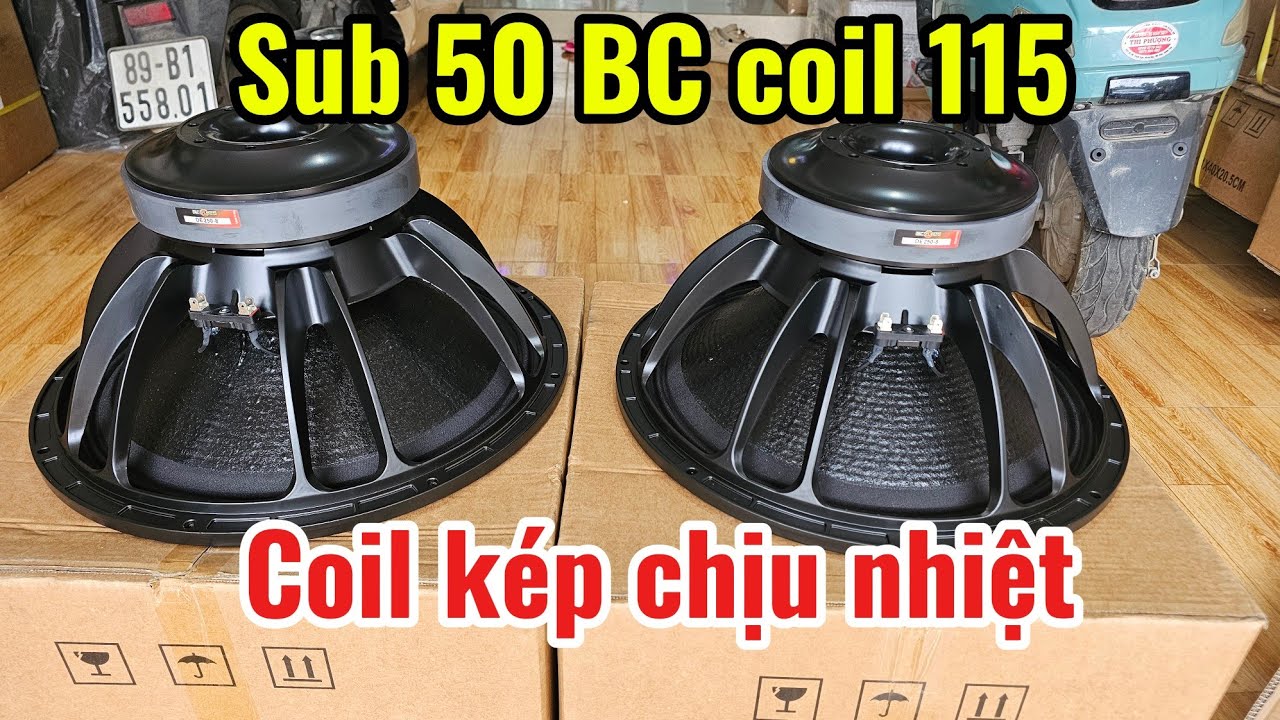 Đầu năm mới mà nhiều bác cháy loa quá.Sub 50 BC coil 115,coil kép cao cấp.Zalo:0971.088.499