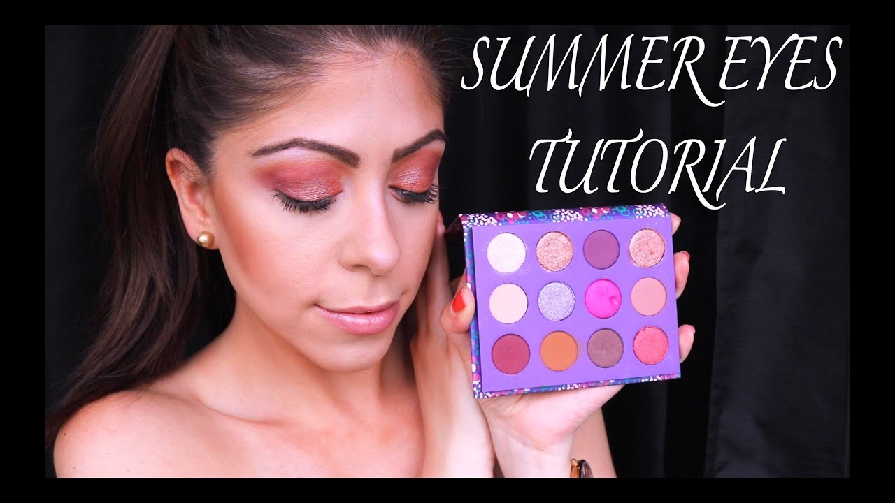 SUMMER EYE LOOK TUTORIAL - YouTube