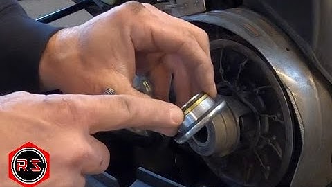 how to adjust the driven clutch (belt deflection) Arctic Cat sled