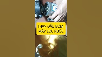 thay đầu bơm máy lọc nước RO khi bị rò rỉ nước bơm yếu #suamaylocnuoc #daubommaylocnuoc #dongdientu