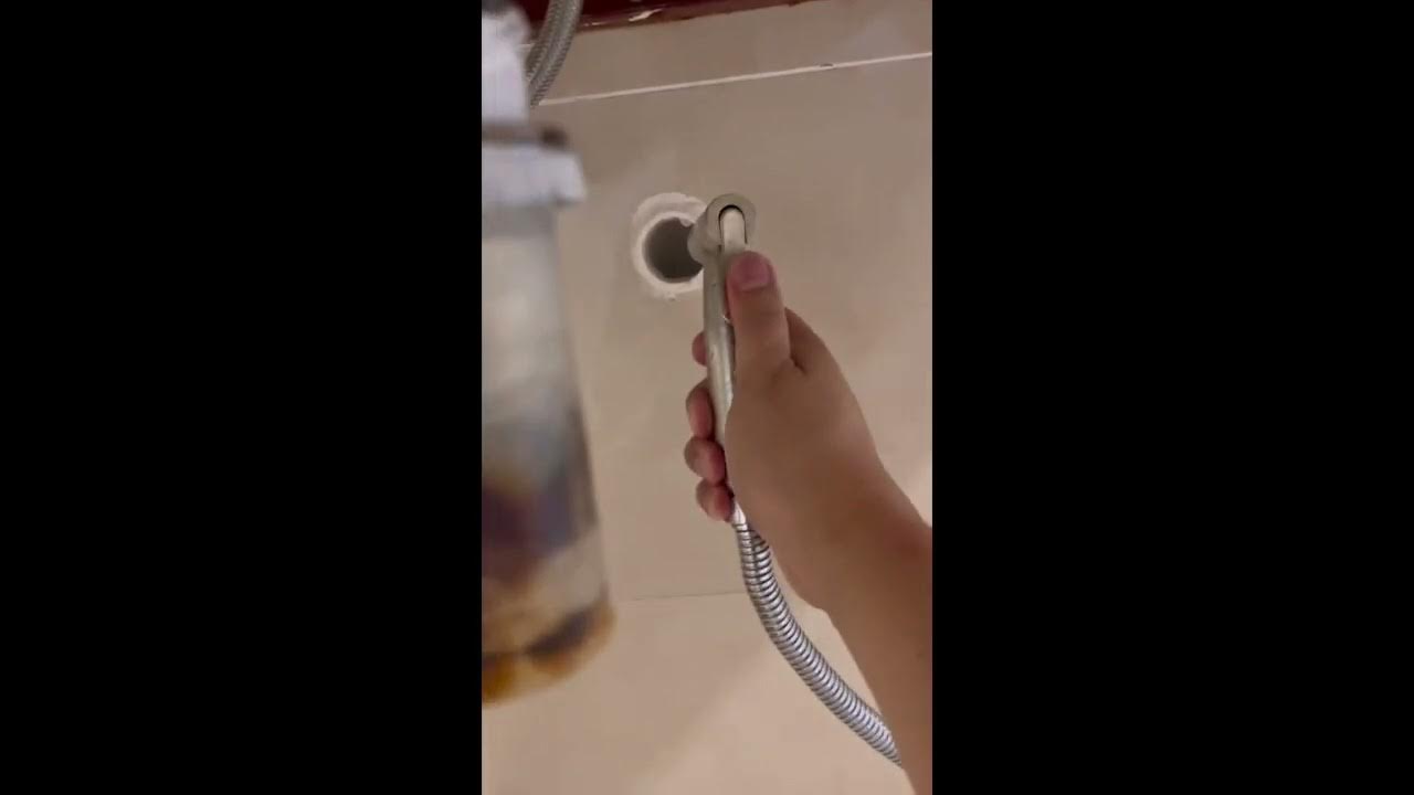 How to unclog sink with high pressured water YouTube