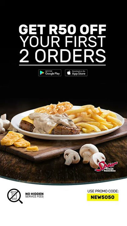 Get R50 Off Your First 2 Mr D Food Orders. Promo Code NEW5050