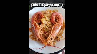 LINGUINE AL GAMBERO🤤 ricetta facile👨‍🍳 Provala e iscriviti al canale!#ricette #pasta #cooking #food