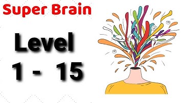 Super Brain Level 1-15 Walkthrough Gameplay