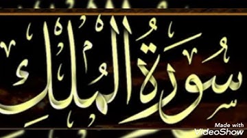 سورة الملك بصوت الشيخ أبو أنس شمس الدين