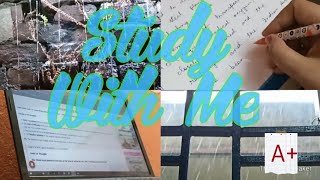 Study With Me Rainy Afternoon Edition