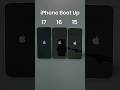 iPhone 17 vs 16 vs 15 – Ultimate Boot Up Test! ⚡️🍏 #shorts #apple #iphone #ios#usa