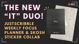 New Planner Alert! JustScribble Weekly Focus + Skosh Paper Co. Collaboration