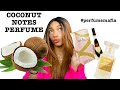 PERFUME COLLECTION | COCONUT 🥥 NOTES | FRAGRANCES FOR WOMEN | BEACHY SCENTS | VALLIVON