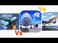 Real flight simulator vs extreme landings vs airline commander gameplay 2