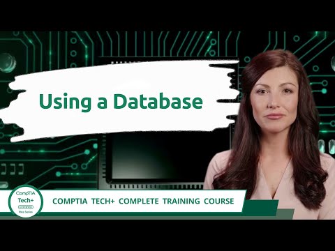 CompTIA Tech+ (FC0-U71) | Using a Database | Exam Objective 5.2 | Course Training Video