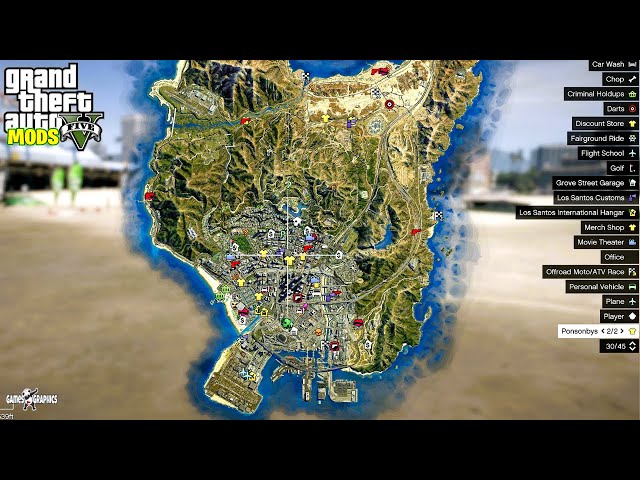 Maps Mania: The Real World GTA V Map