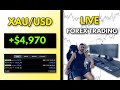 5k in 2 hours! Live Gold Scalping Forex Trading - Ep1