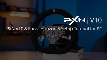 PXN V10 Gaming Steering Wheel & PC Forza Horizon 5 Setup Tutorial. #pxn  #tutorial #forzahorizon5
