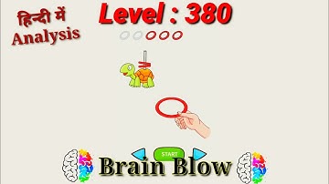 #Brain_Blow #Level_380. brain blow Level 380 complete with analysis. Easy way to cross the level.