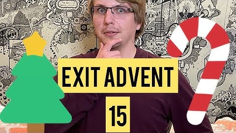 Exit Advent Calendar 2021 - Day 15
