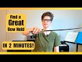 How to Hold a Violin (or viola) Bow