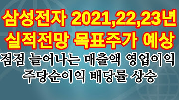 삼성전자 2021,2022,2023년 실적 전망 목표 주가 예상! 올해 2분기부터 사상 최고의 매출액과 영업이익 달성을 향하여 간다.