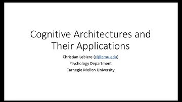 Séminaire DIC-ISC-CRIA du 20 octobre 2022 avec Christian Lebière