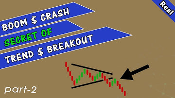 Boom And Crash Trading || The secret of trend and breakout || part 2 💰💰🤑🤑💸💸