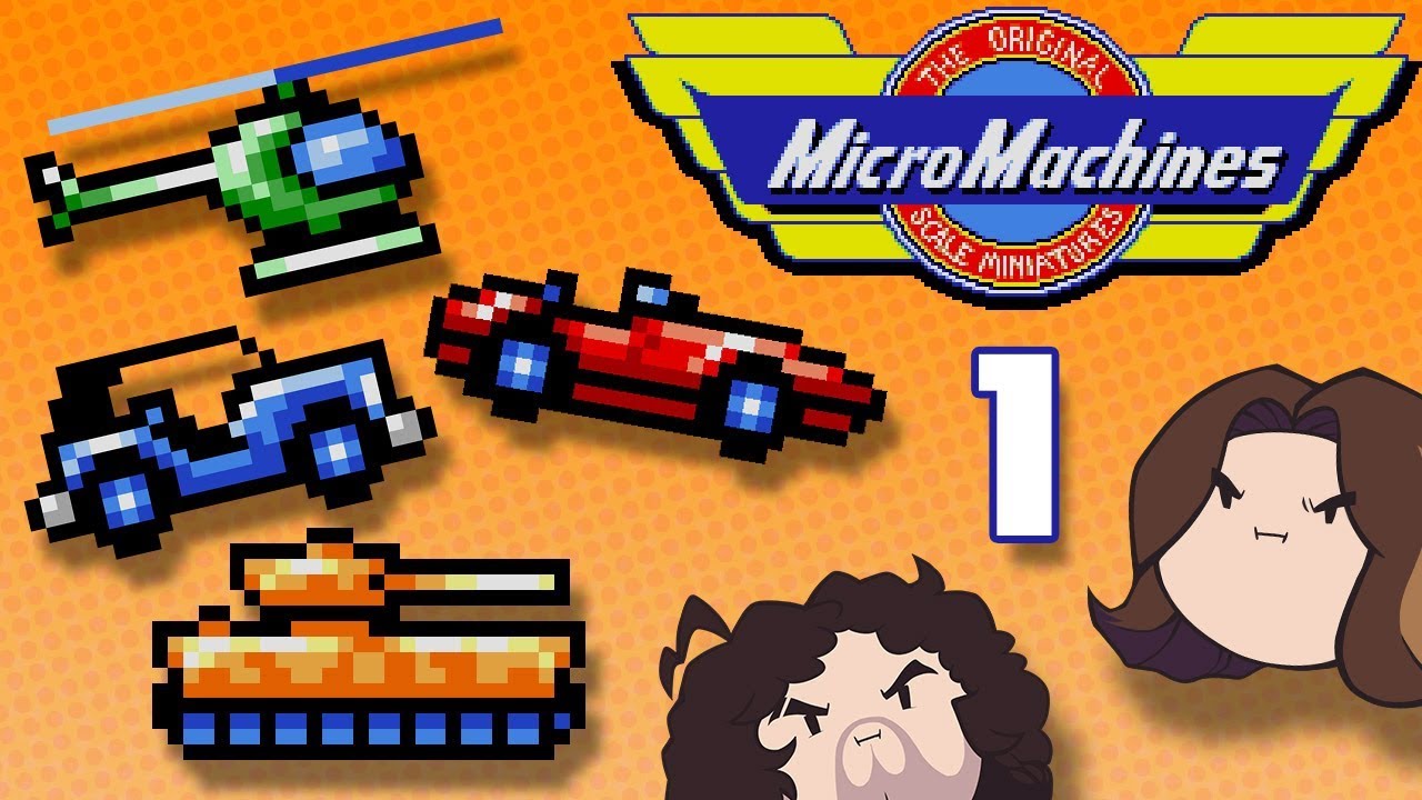Micro Machines: Really Small Cars - PART 1 - Game Grumps VS games people play