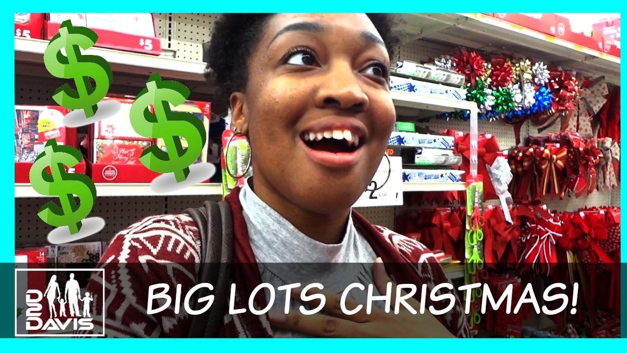 BIG LOTS CHRISTMAS BLACK FAMILY VLOGS YouTube