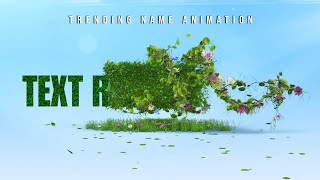 Trending Leaves Editing || Name Reveal Animation