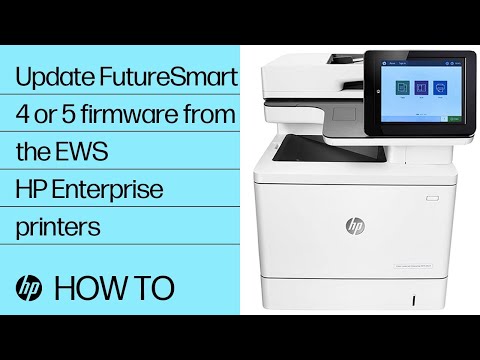 Updating the Firmware on HP Enterprise Printers | HP Printers | HP - YouTube