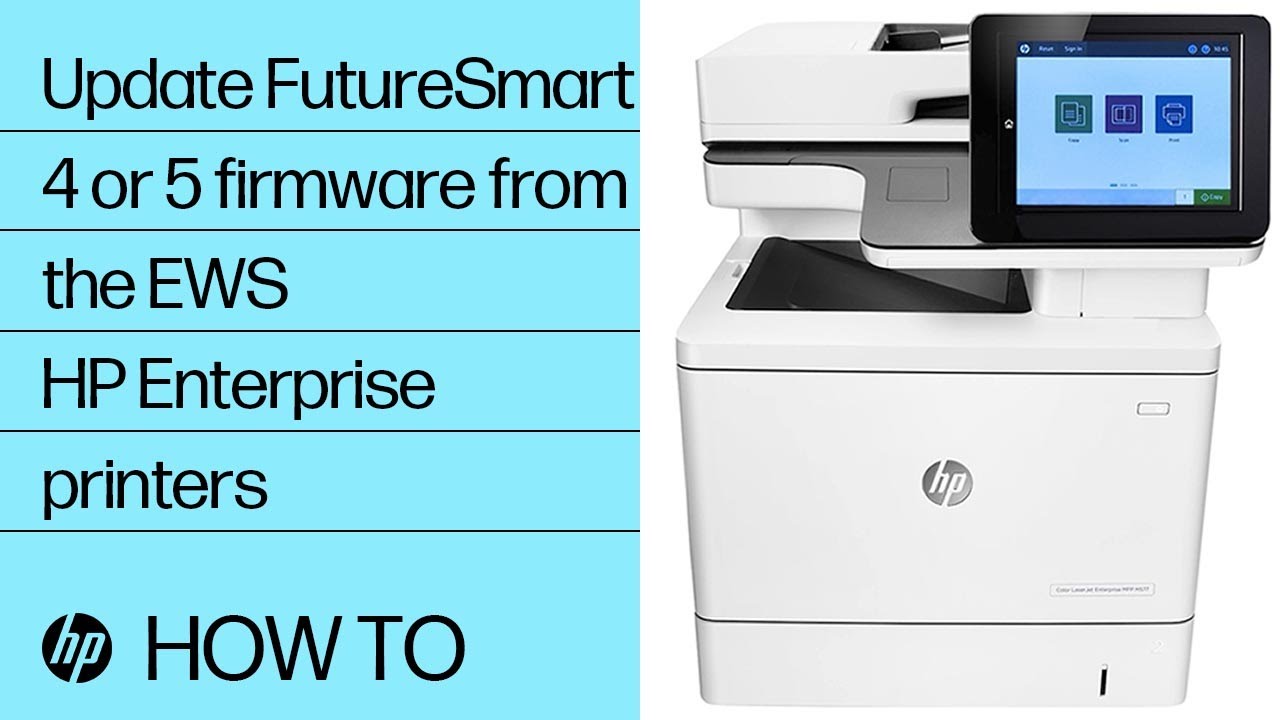 HP Enterprise, HP Managed - Update the printer firmware | HP® Support