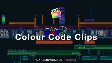 How To Colour Code Clips In Final Cut Pro | FCPX Tutorials