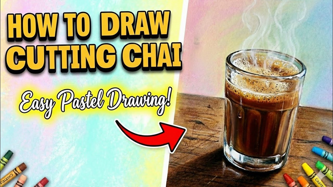 How To Draw With Oil Pastel For Beginners | Oil Pastel Sketch Drawing |#pathakkalahouse #oilpastel