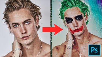 Turn yourself into Joker | Photoshop 2021 | Uncut video | TheAuxGuy
