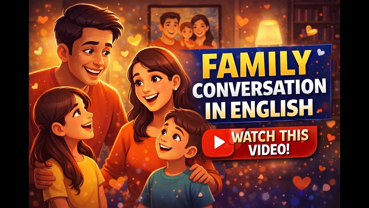 Let’s Talk About Family | Easy English Conversation 