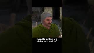 slack off — Kingdom Come : Deliverance dialogue scene