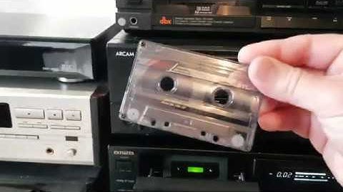 ATR Master Cassette C-60 with TDK housing record test part 3.