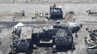 Aerial footage of Hurricane Michael Damage