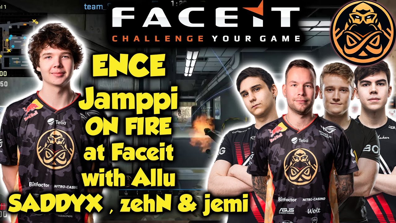 ENCE Jamppi ON FIRE at Faceit with Allu , SADDYX , zehN & jemi