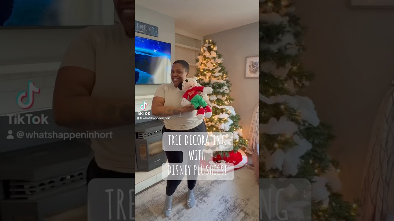 DISNEY PLUSHIES TREE DECOR♥️🐭🎄 